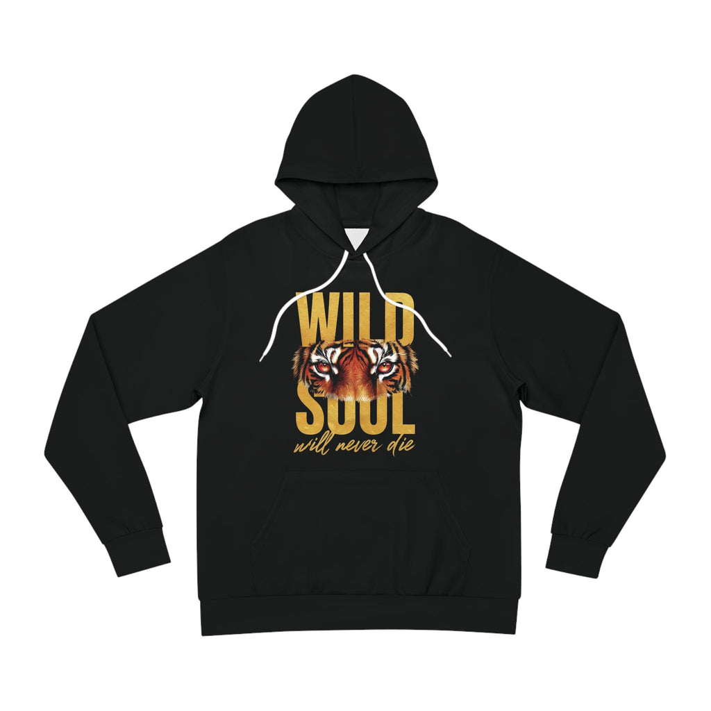 Wild Soul tiger face hoodie | brown pullover