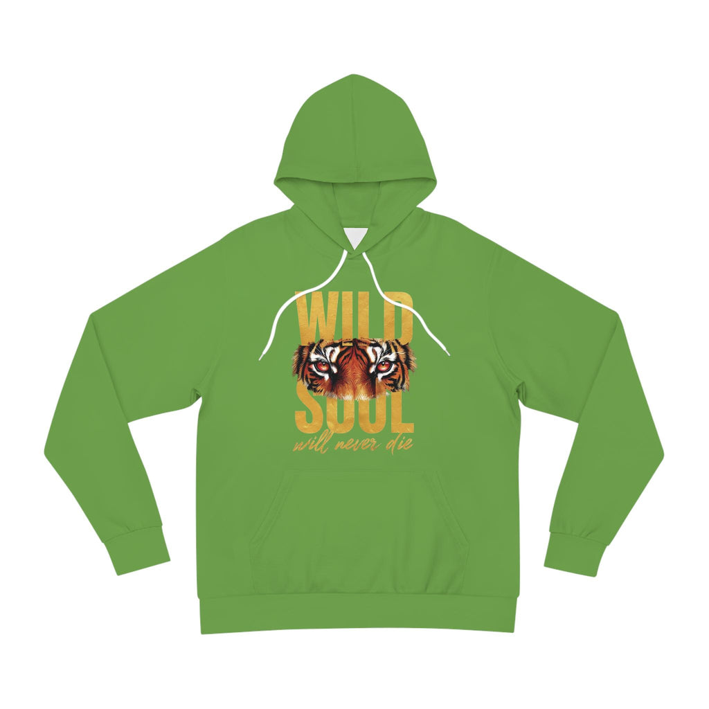 Wild Soul tiger face hoodie | brown pullover